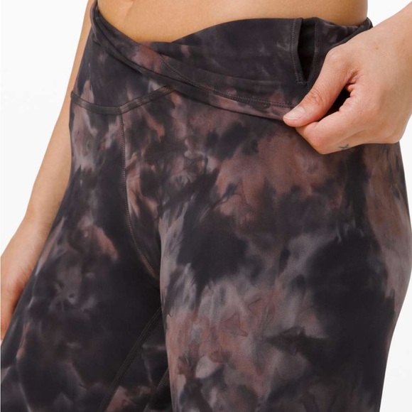 Lululemon Align Pant 25" *Diamond Dye Graphite Grey Pink Pastel sz18 - Picture 6 of 8